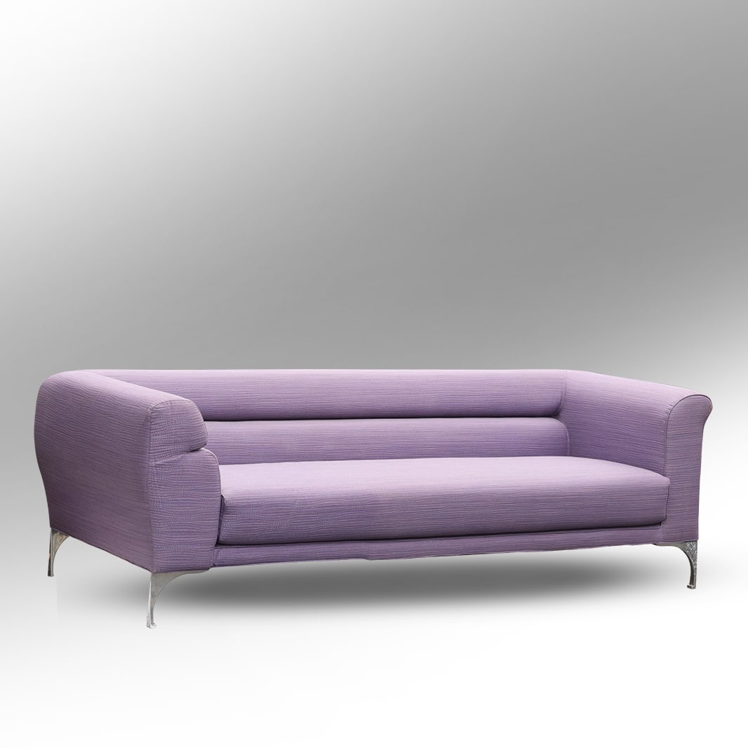 Roche Bobois METROPOLIS sofa Design MASSIMO IOSA GHINI, Original Cost $8600, Lavendar Upholstery (1 of 12)