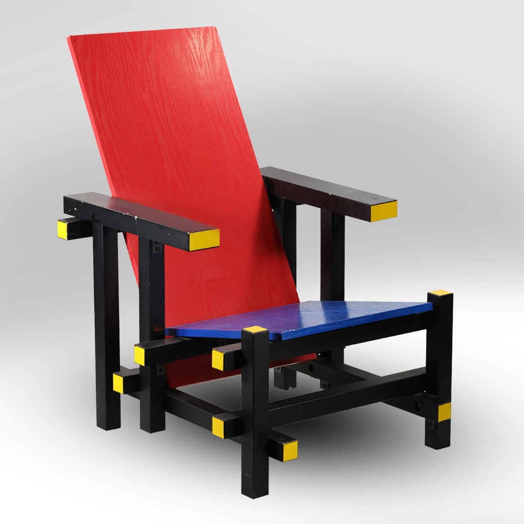 Gerrit Rietveld style 'Red Blue' chair. Icon design. Reproduction, Very Good Condition (1 of 20)