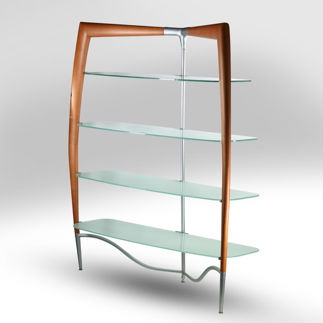 Retro Modern Bookcase Display Vitrine by Ciacci, Italy (1 of 20)