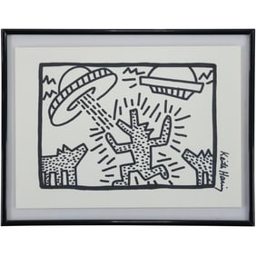 Keith Haring; 20thC. Felt -Tip Drawing