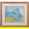 Guy Rose(After); American Pastel "Sunlit Canal, Giverny"