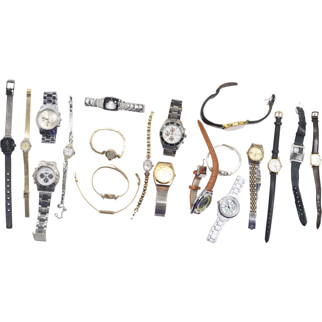 Estate Grouping 20 Assorted Men's and Woman's Wristwatches - Variety - See Pictures (1 of 16)