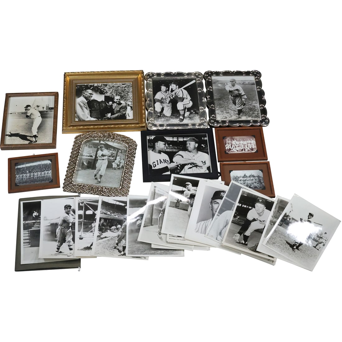 Large Estate Grouping of Baseball Photographs, Some Framed, Some Loose - See Pictures (1 of 15)