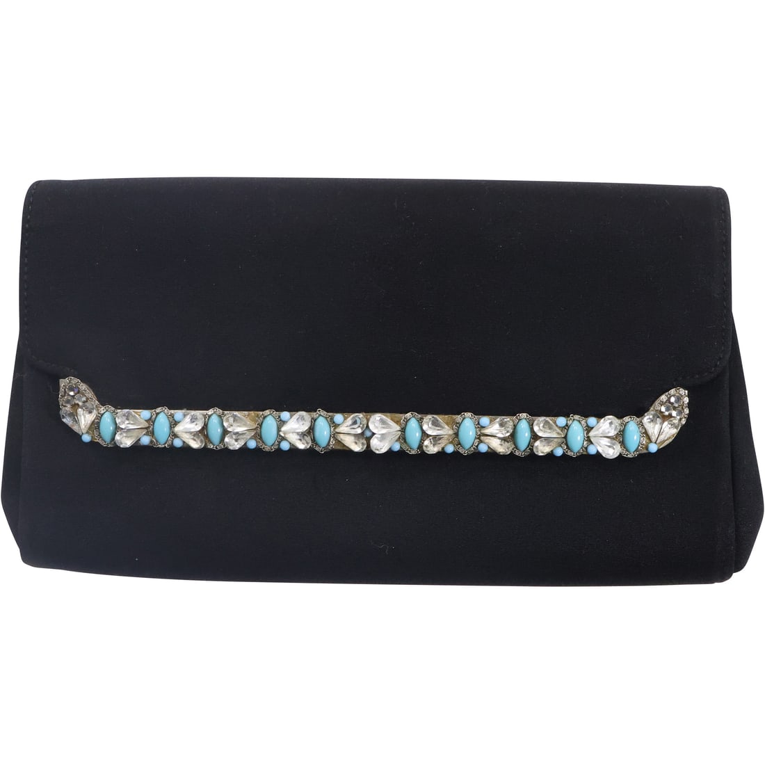 GUCCI Made in Italy Vintage Clutch Purse, Black,  5 inches x 9 inches (1 of 10)