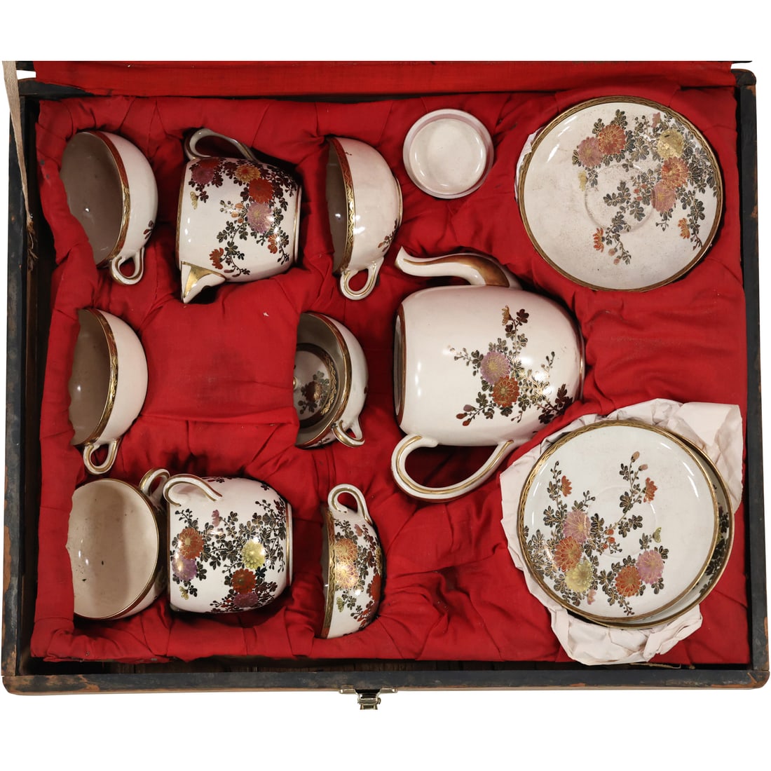 Vintage Kutani Satsuma Tea Set in OrigInal Fitted Box - See Pictures (1 of 19)