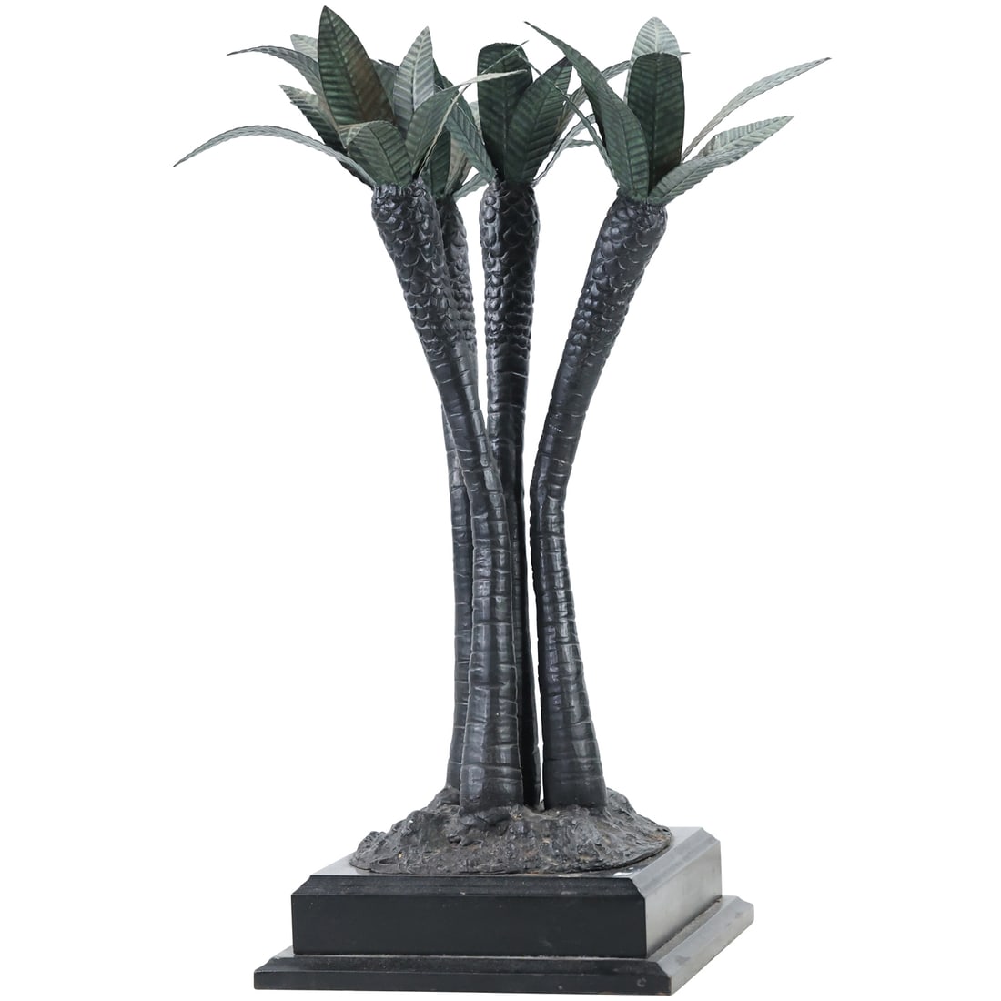 Frederick Cooper Bronze Sculpture Iron Palm Trees Table Lamp Base 25 in. height x 19 in. wide (1 of 14)