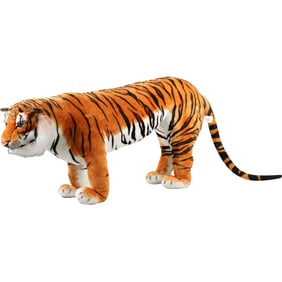 Near Life Size TIGER Stuffed Animal 22 inches height x 46 inches length
