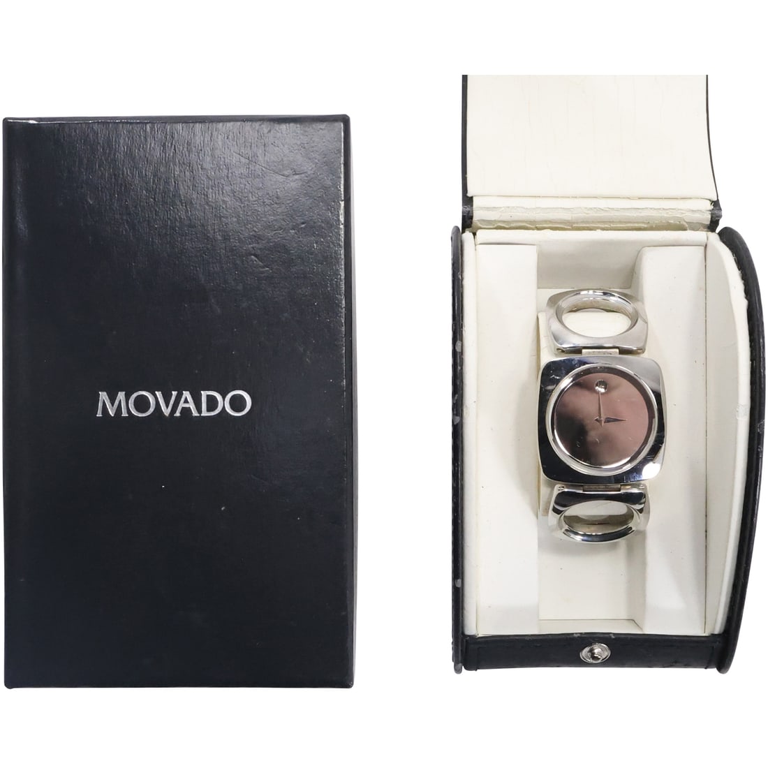 New in Box MOVADO Wristwatch 84 G2 1330 7390921, 1 1/2 in. x 1 1/2 in. face: New in Box MOVADO Wristwatch 84 G2 1330 7390921, 1 1/2 in. x 1 1/2 in. face