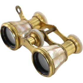 Antique Lamare Paris Opera Glasses with Mother of Pearl