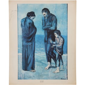 Pablo Picasso Poster "The Tragedy" National Gallery of Art Washington DC, 28 in. x 22 in.