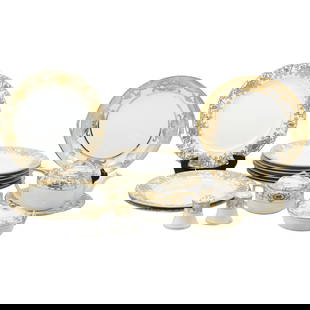 16 Pieces NORITAKE Ornate Gold Decorated Dinner Plates, Platter, S&P and more: 16 Pieces NORITAKE Ornate Gold Decorated Dinner Plates, Platter, S&P and more size: 16 in total , 3x 10.5 plates, 6x 10" plates, 11 w handled plate