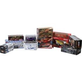 12 Assorted NASCAR Die Cast Cars and Trucks in Original Boxes - SEE PICTURES
