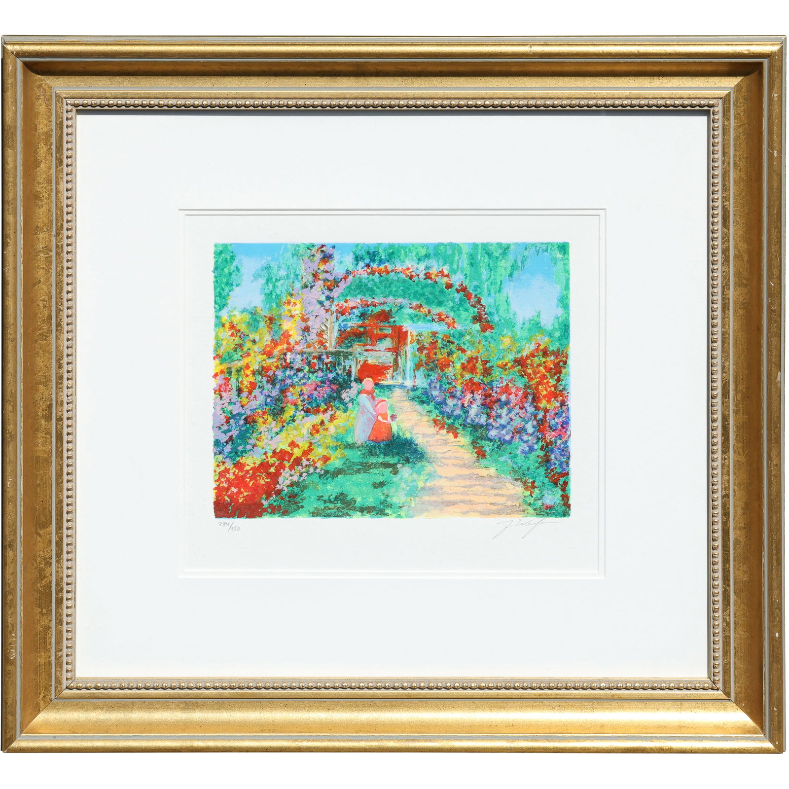 YUVOL WOLFSON, LIMITED EDITION SIGNED NUMBERED SERIGRAPH "Spring Bloom: #284/350 (1 of 12)