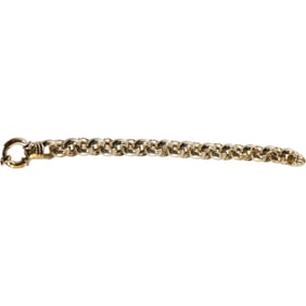 47.4 grams .925 Sterling Silver Wide Links Toggle Bracelet 8 1/2 in. x 7/8 in.
