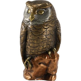 David Chesney Studios OWL Figure in Clad Bronze, Copper, Silver, Brass Signed, #134/2500