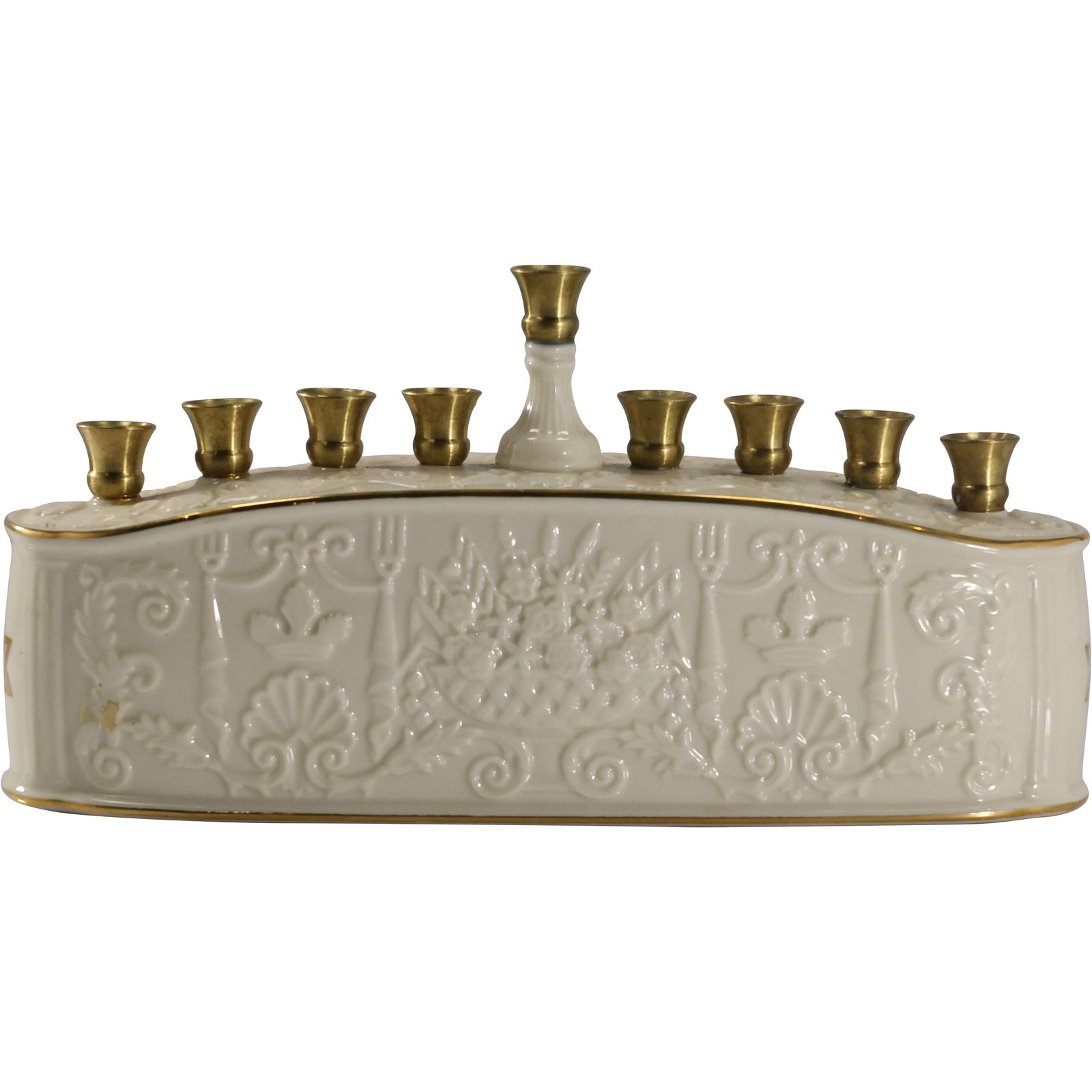Lenox Fine Porcelain Judaic Collection Menorah 7 in. height x 11 in. wide (1 of 20)
