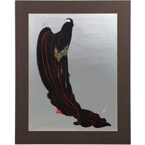 Romain de Tirtoff aka Erte (Russian/French, 1892-1990) Signed Serigraph, titled "Soiree"