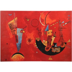 Wassily Kandinsky, "Mit und Gegen" ("For and Against") an Abstract Giclee on Canvas 40 in. x 28 in.