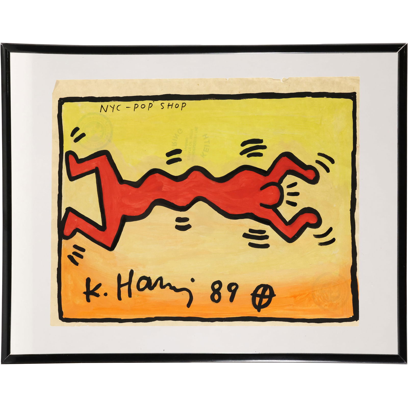 Keith Haring; 20thC. Felt -Tip Drawing (1 of 12)