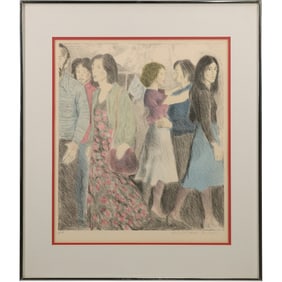 Raphael Soyer; 20thC. American Lithograph Signed