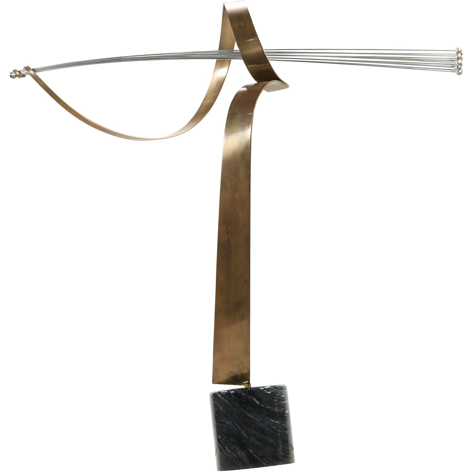 Curtis Jere; 20thC. Modernist Mixed Metal Sculpture (1 of 16)