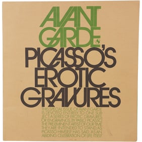 Avant Garde Picasso's Erotic Gravures (1969) MCM Book of Prints
