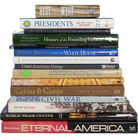 Lot of 15 American History & Culture Coffee Table Books