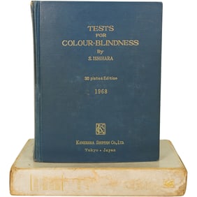 S. Ishihara 'Tests for Colour-Blindness' – 1968 Edition with 38 Color Plates