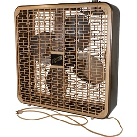 Vintage Frigid Metal Box Fan – Mid-Century Retro Design
