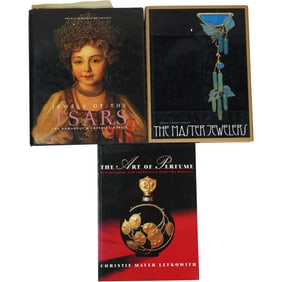 Lot of 3 Perfume & Jewelry Reference Table Books