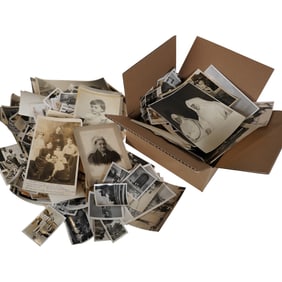 Box Collection of Family Photographs of the Lemcke Family from Estate