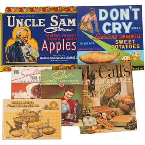 Lot of 6 Vintage Food & Cooking Ephemera – Recipes, Culinary & Industry Memorabilia