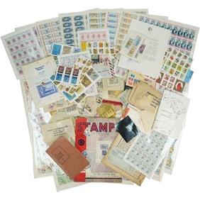 Large Stamp Collector’s Lot