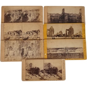 Lot of 7 Antique "Eastern Series" Stereoviews