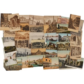 Lot of 35 Antique Italy Postcards - Rome, Naples, Venicle, Napoli, & Landmarks