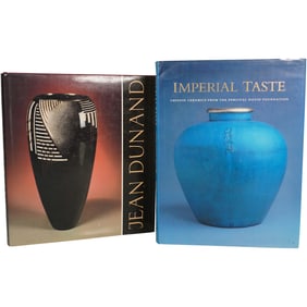Jean Dunand & Imperial Taste Pottery Books - Art Deco & Chinese Ceramics Reference Lot