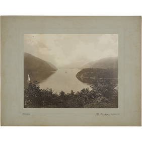 The Hudson - Antique Photograph of the Hudson and Boats by Pach Bros (1 of 9)
