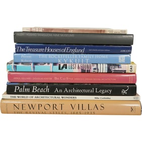 Lot of 9 Architecture Reference Books – Guimard, Taniguchi, Palm Beach & More