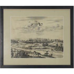 1700s Pieter van der AA 'Moruma Ville de la Tartarie Moscovite' Engraving (Tartary, Russia)