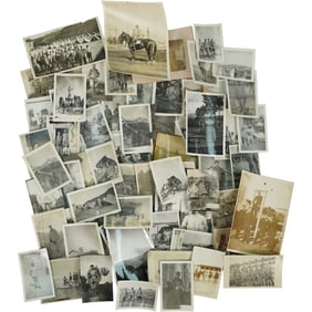 WWI Era Military Photo Lot – Over 50+ Photos – Italy, Switzerland, France