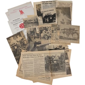 Historic Firefighter Ephemera – Rockville CT – Clippings, Photos, Letters