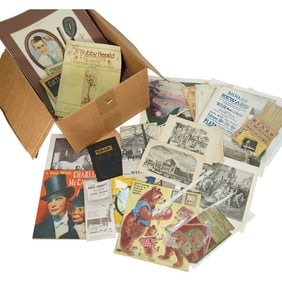 Box Lot of Mixed Vintage Ephemera Collection