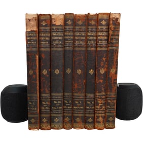 1902 Complete Set: Character Sketches of Romance, Fiction, and the Drama by E. Cobham Brewer