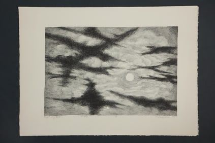 Robert Angeloch 1922-2011, Woodcut, "Night Sky" XXIX, 1994, L 9475