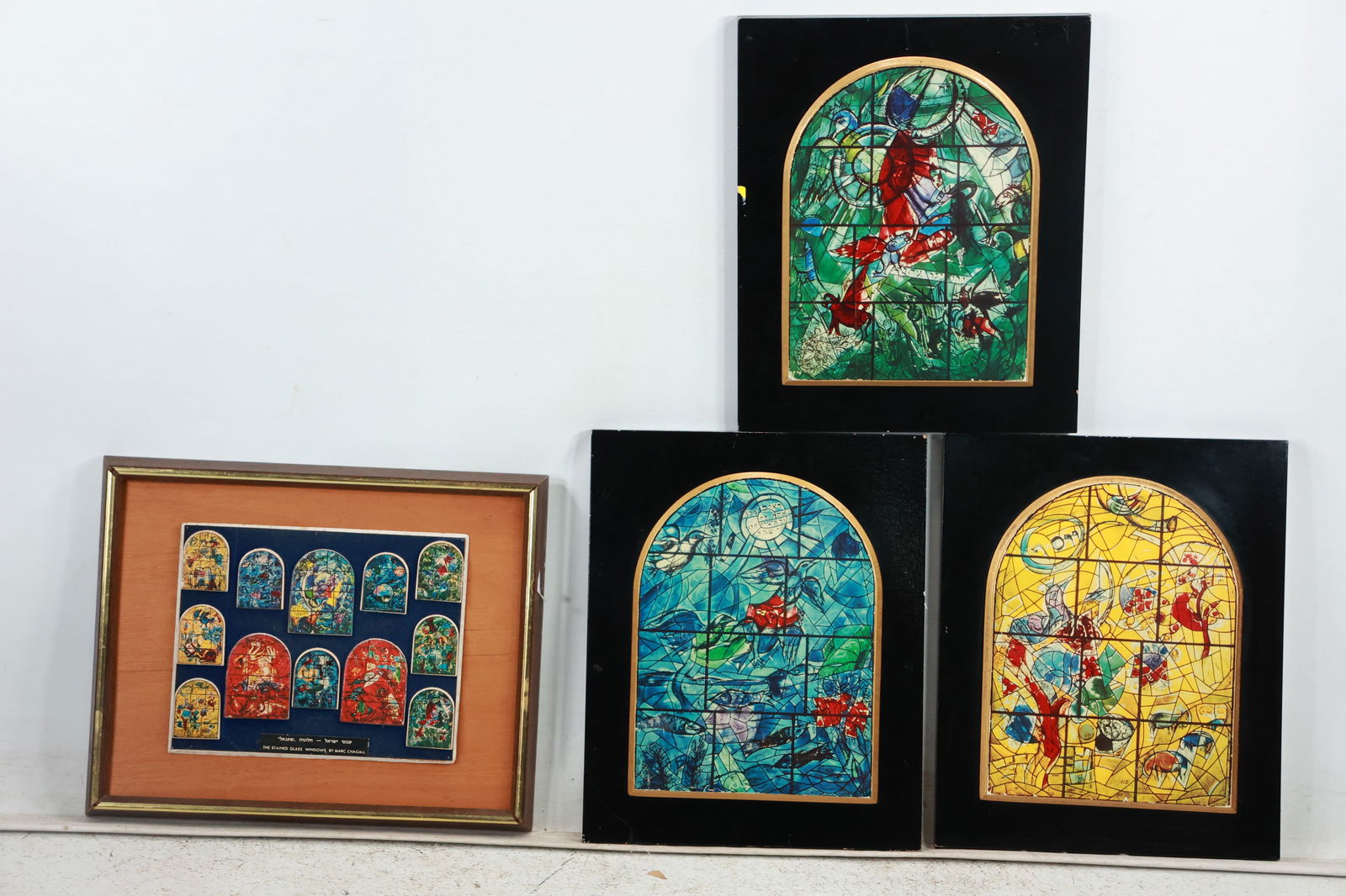 [4] The Stain Glass Windows of Marc Chagall, Assorted Wall Art: [4] The Stain Glass Windows of Marc Chagall, Assorted Wall Art. size: 16 x 13, 13 x 16