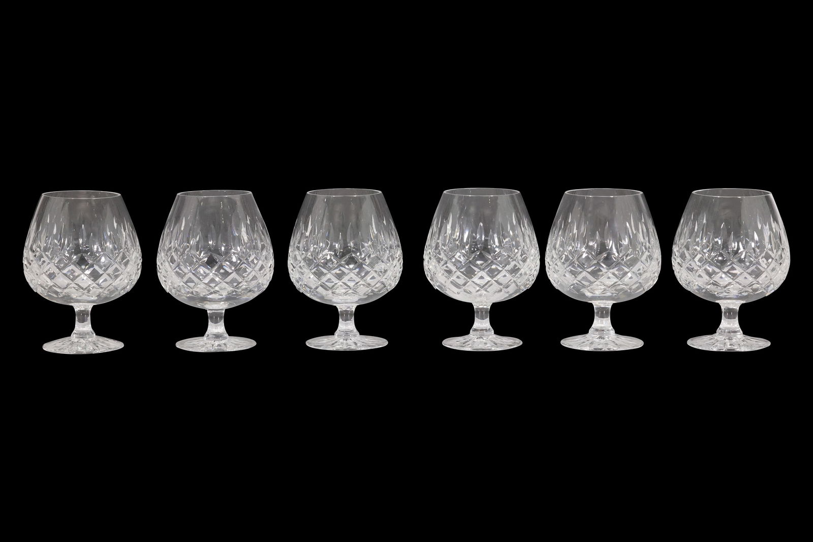 Set of 6 Stuart Crystal Glendevon Cut Brandy Glasses (1 of 20)