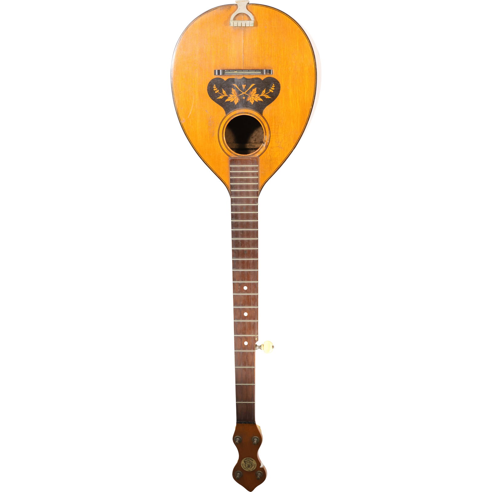 1880s August Pollmann's Royal Mandoline Banjo, 34.5 in. length x 11 in. wide (1 of 20)