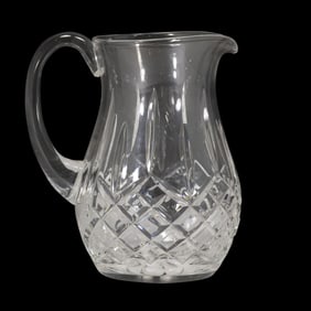 Waterford Crystal Lismore Pitcher 8.5 inches height x 9 inches wide