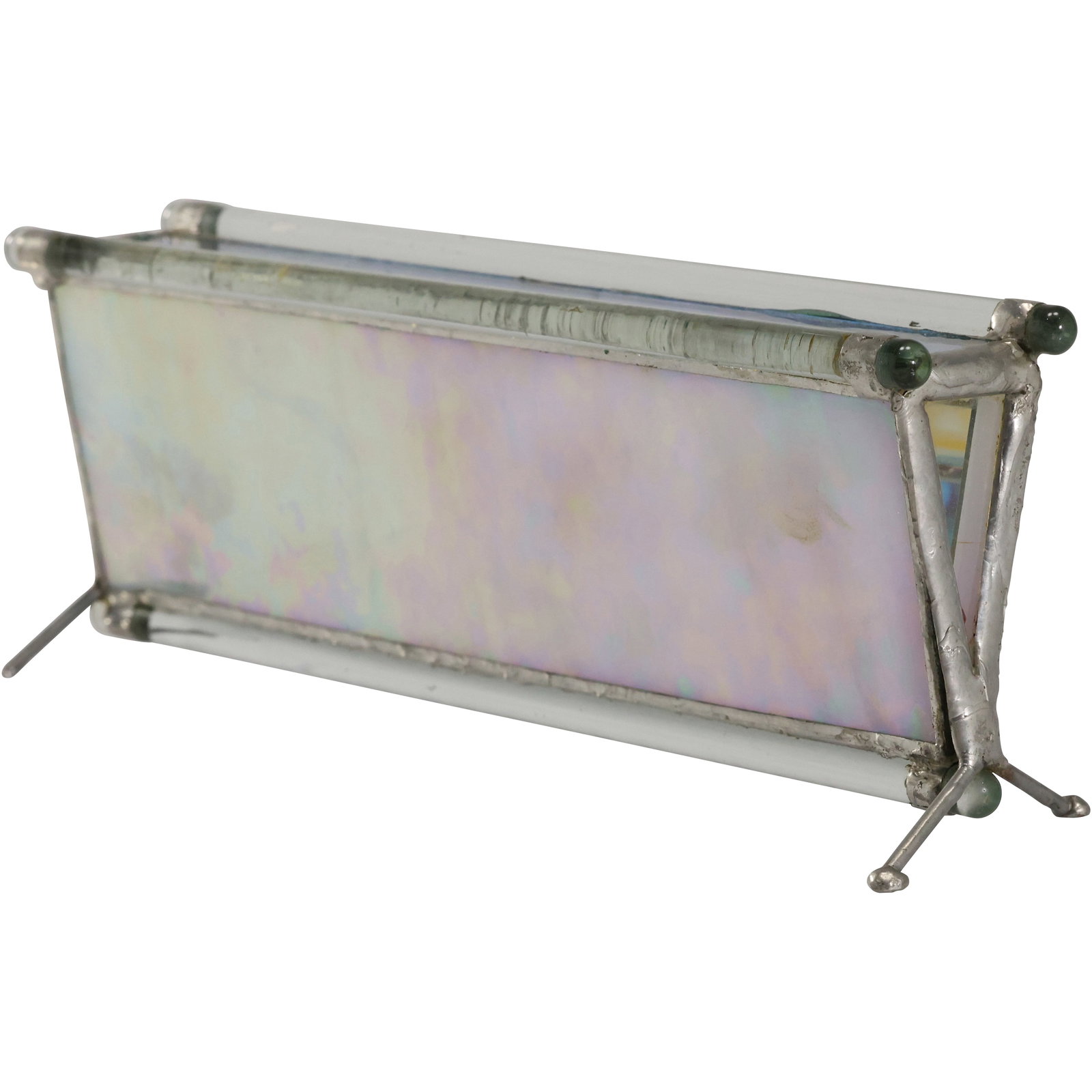 Vintage Stain Glass Kaleidoscope 8.5 in. length x 3 in. height: Vintage Stain Glass Kaleidoscope 8.5 in. length x 3 in. height size: 3h x 8.5w