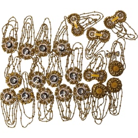 20 Pieces ART DECO Beaded Curtain Tie Backs - See Pictures